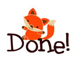 Little Reindy and Foxy sticker #1837931