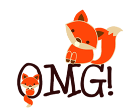 Little Reindy and Foxy sticker #1837933