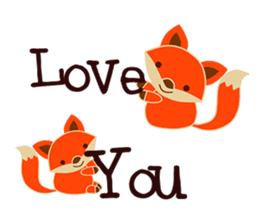 Little Reindy and Foxy sticker #1837935