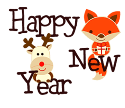 Little Reindy and Foxy sticker #1837940