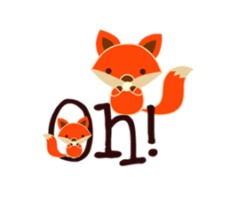 Little Reindy and Foxy sticker #1837945