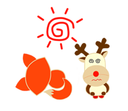Little Reindy and Foxy sticker #1837946