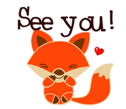 Little Reindy and Foxy sticker #1837956