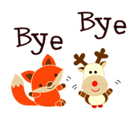 Little Reindy and Foxy sticker #1837957