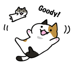 Pouch and Pokke(cat and a hamster) sticker #1838737