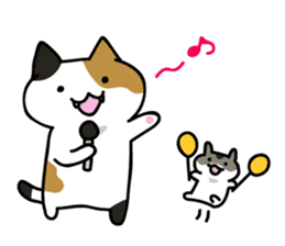 Pouch and Pokke(cat and a hamster) sticker #1838738