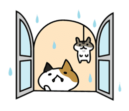 Pouch and Pokke(cat and a hamster) sticker #1838749