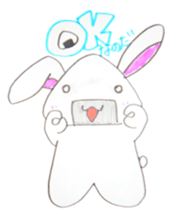 ONIGIRI-USAGI(Japanese rice ball rabbit) sticker #1839291