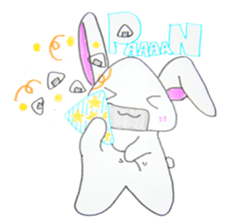 ONIGIRI-USAGI(Japanese rice ball rabbit) sticker #1839316