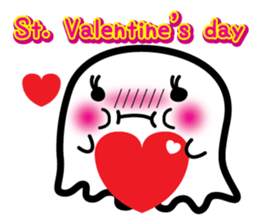 This is a pretty ghost called YOCCHI 3 sticker #1839626