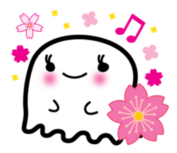 This is a pretty ghost called YOCCHI 3 sticker #1839633