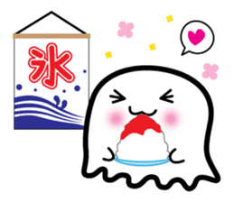 This is a pretty ghost called YOCCHI 3 sticker #1839644