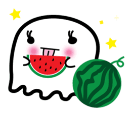 This is a pretty ghost called YOCCHI 3 sticker #1839646