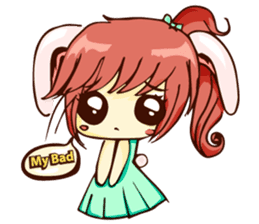 Ratto the Cat and a girly gang sticker #1840056