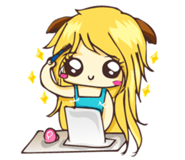 Ratto the Cat and a girly gang sticker #1840057