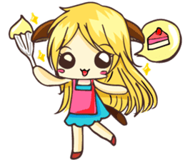 Ratto the Cat and a girly gang sticker #1840060