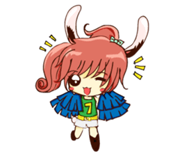 Ratto the Cat and a girly gang sticker #1840068