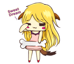 Ratto the Cat and a girly gang sticker #1840069