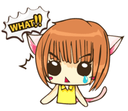 Ratto the Cat and a girly gang sticker #1840071