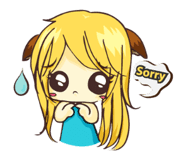 Ratto the Cat and a girly gang sticker #1840072