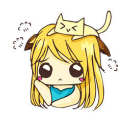 Ratto the Cat and a girly gang sticker #1840076