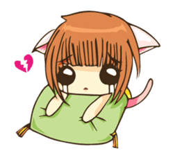 Ratto the Cat and a girly gang sticker #1840080