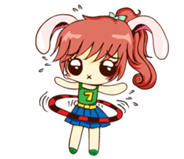 Ratto the Cat and a girly gang sticker #1840083