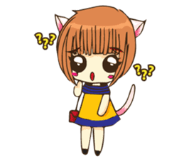 Ratto the Cat and a girly gang sticker #1840088