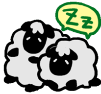 goodnight Sheep  sticker sticker #1840390
