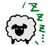 goodnight Sheep  sticker sticker #1840393
