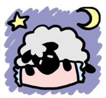 goodnight Sheep  sticker sticker #1840397