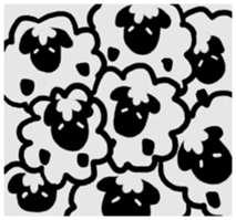 goodnight Sheep  sticker sticker #1840410