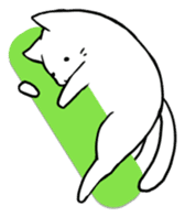 talk obstacle cat sticker #1840540