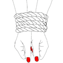 simple hand sticker #1840636