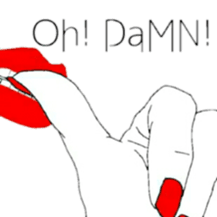 simple hand sticker #1840646