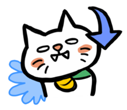 High tension cat! sticker #1840654