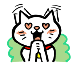 High tension cat! sticker #1840664