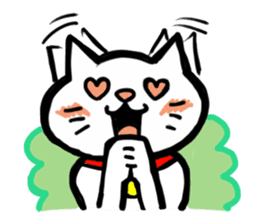 High tension cat! sticker #1840664