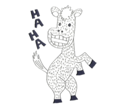 Lucy and the Horse sticker #1841358