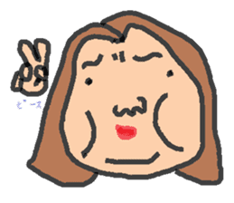 hanryu-obachan sticker #1842490