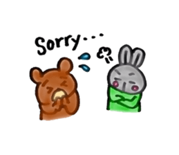 Kumagoro and Mimiko sticker #1842802