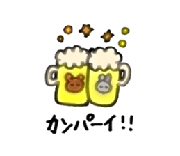 Kumagoro and Mimiko sticker #1842805