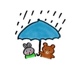 Kumagoro and Mimiko sticker #1842808