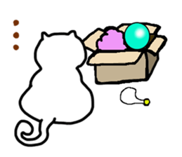 Fortune-telling cat sticker #1842851