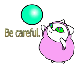 Fortune-telling cat sticker #1842858