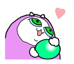 Fortune-telling cat sticker #1842864