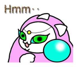 Fortune-telling cat sticker #1842865