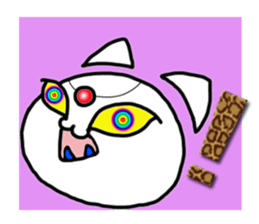 Fortune-telling cat sticker #1842871