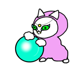 Fortune-telling cat sticker #1842874