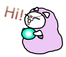 Fortune-telling cat sticker #1842879